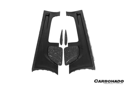 Faldones laterales y guardabarros estilo Mercedes Benz W197 SLS AMG BKSS Carbonado 2010-2015