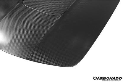 Carbonado 2010-2015 Mercedes Benz W197 SLS AMG BKSS Style Carbon Fiber Hood