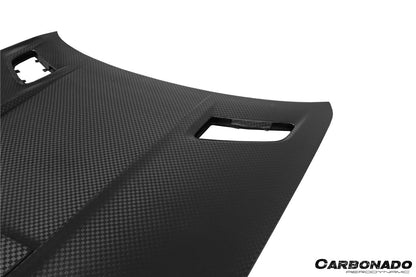 Carbonado 2010-2015 Mercedes Benz W197 SLS AMG BKSS Style Carbon Fiber Hood