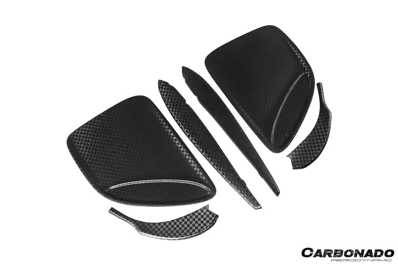 Faldones laterales y guardabarros estilo Mercedes Benz W197 SLS AMG BKSS Carbonado 2010-2015