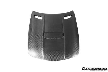 Carbonado 2010-2015 Mercedes Benz W197 SLS AMG BKSS Style Carbon Fiber Hood