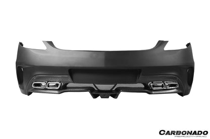 Parachoques trasero estilo BKSS para Mercedes Benz W197 SLS AMG Carbonado 2010-2015