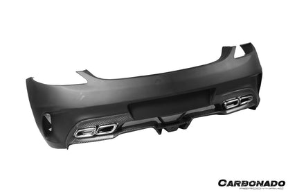 Parachoques trasero estilo BKSS para Mercedes Benz W197 SLS AMG Carbonado 2010-2015