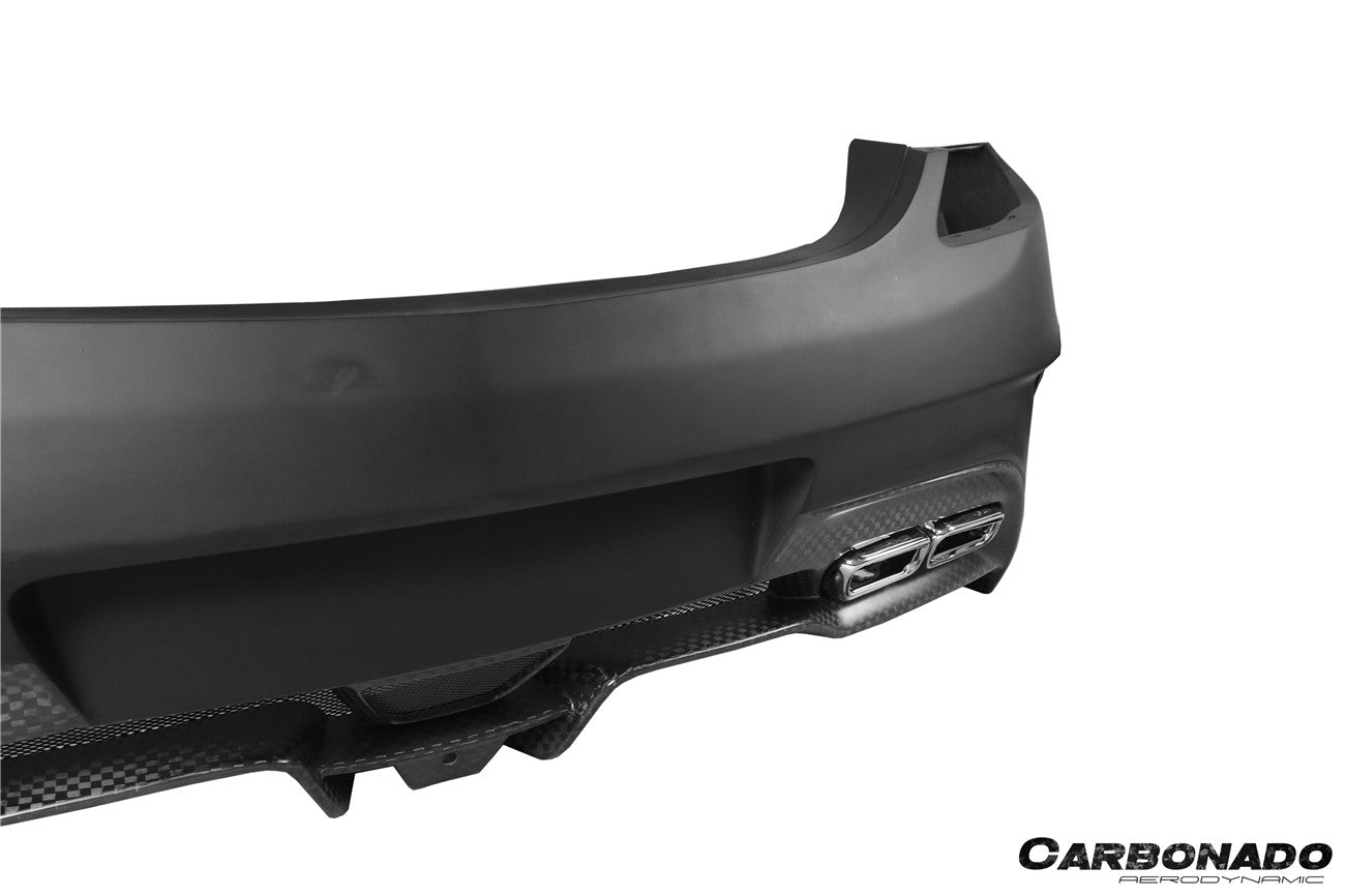Parachoques trasero estilo BKSS para Mercedes Benz W197 SLS AMG Carbonado 2010-2015