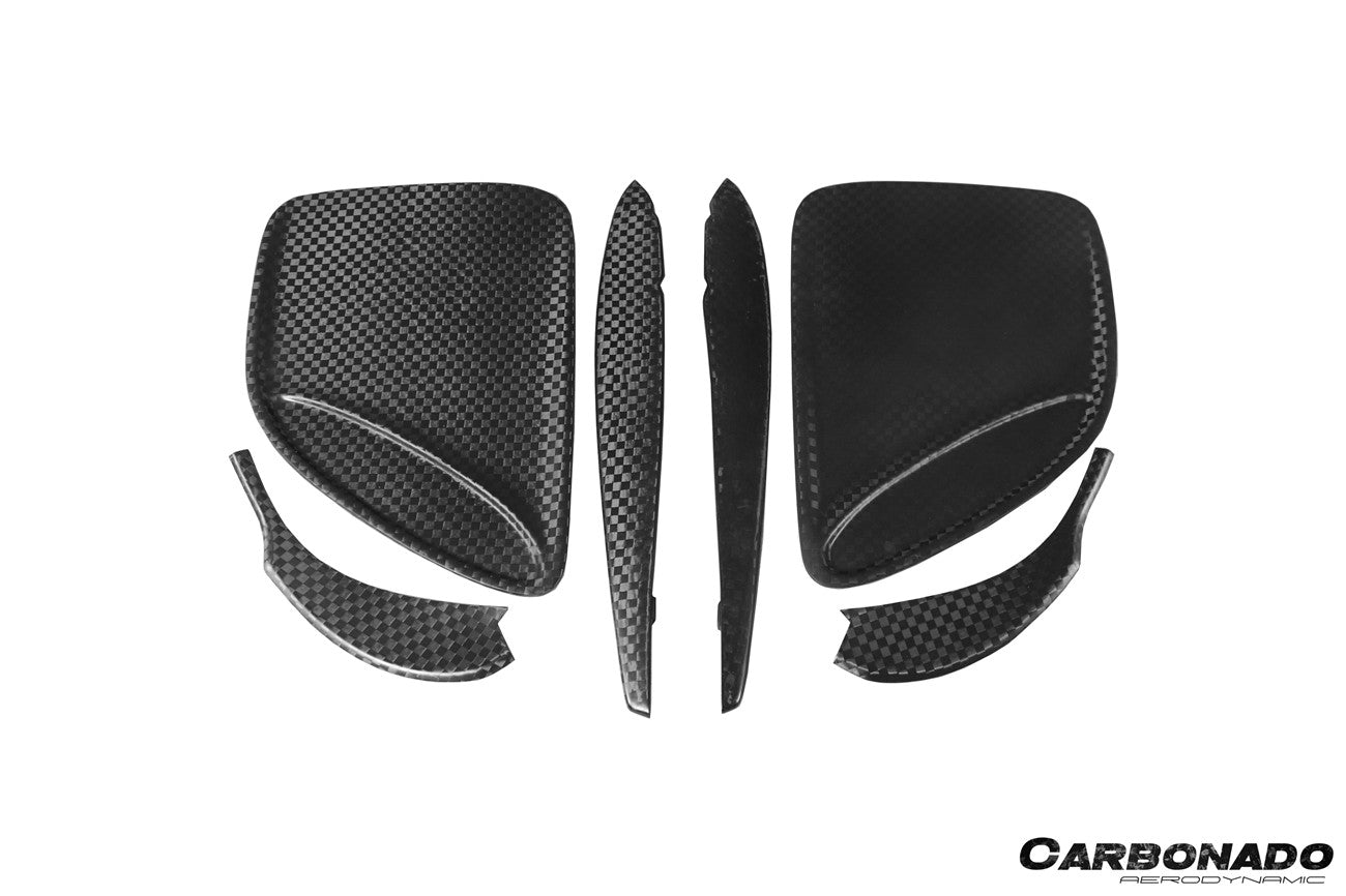 Faldones laterales y guardabarros estilo Mercedes Benz W197 SLS AMG BKSS Carbonado 2010-2015