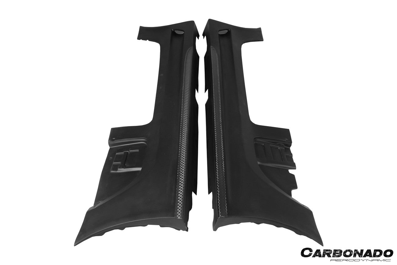 Faldones laterales y guardabarros estilo Mercedes Benz W197 SLS AMG BKSS Carbonado 2010-2015