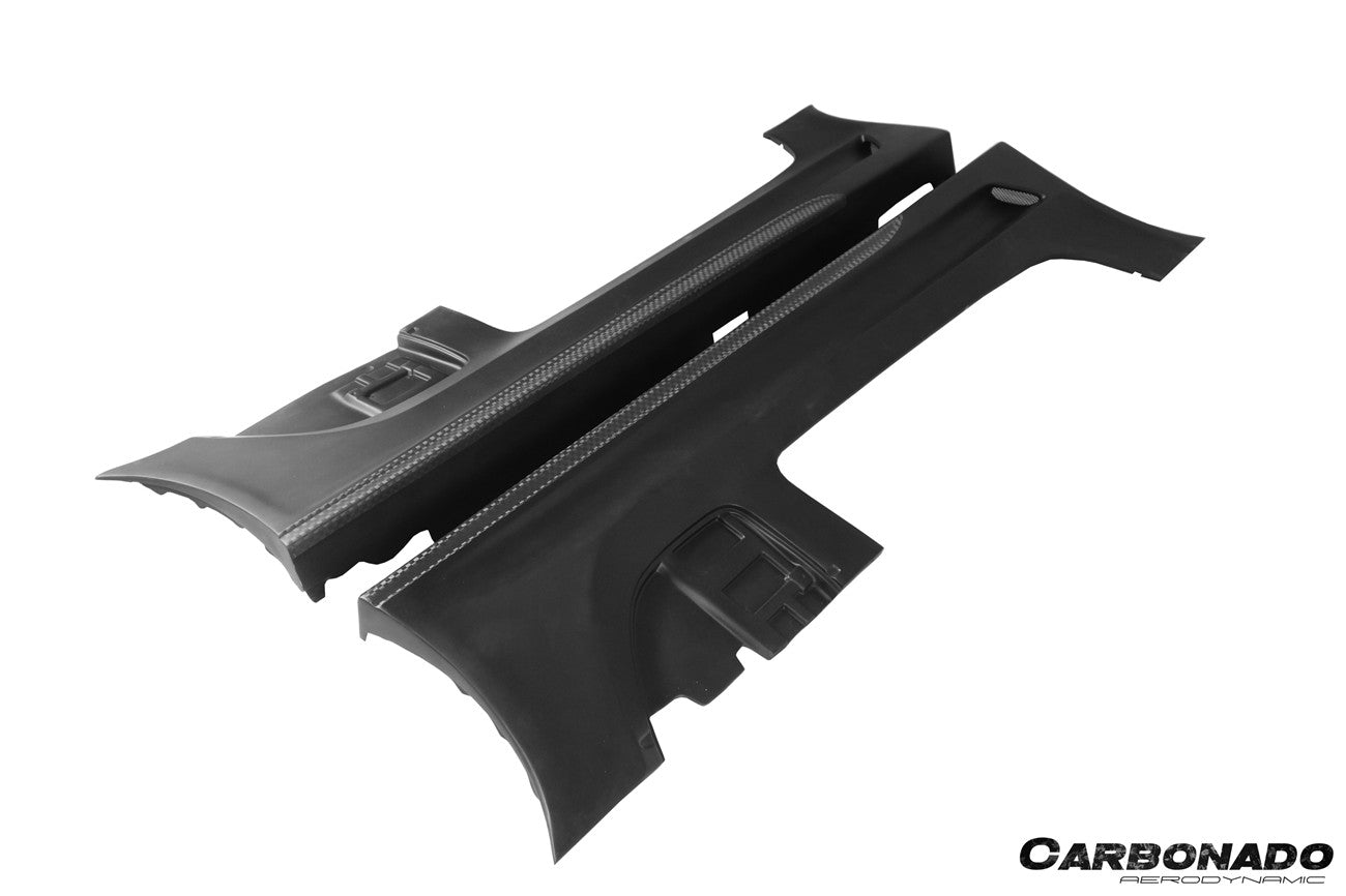 Faldones laterales y guardabarros estilo Mercedes Benz W197 SLS AMG BKSS Carbonado 2010-2015