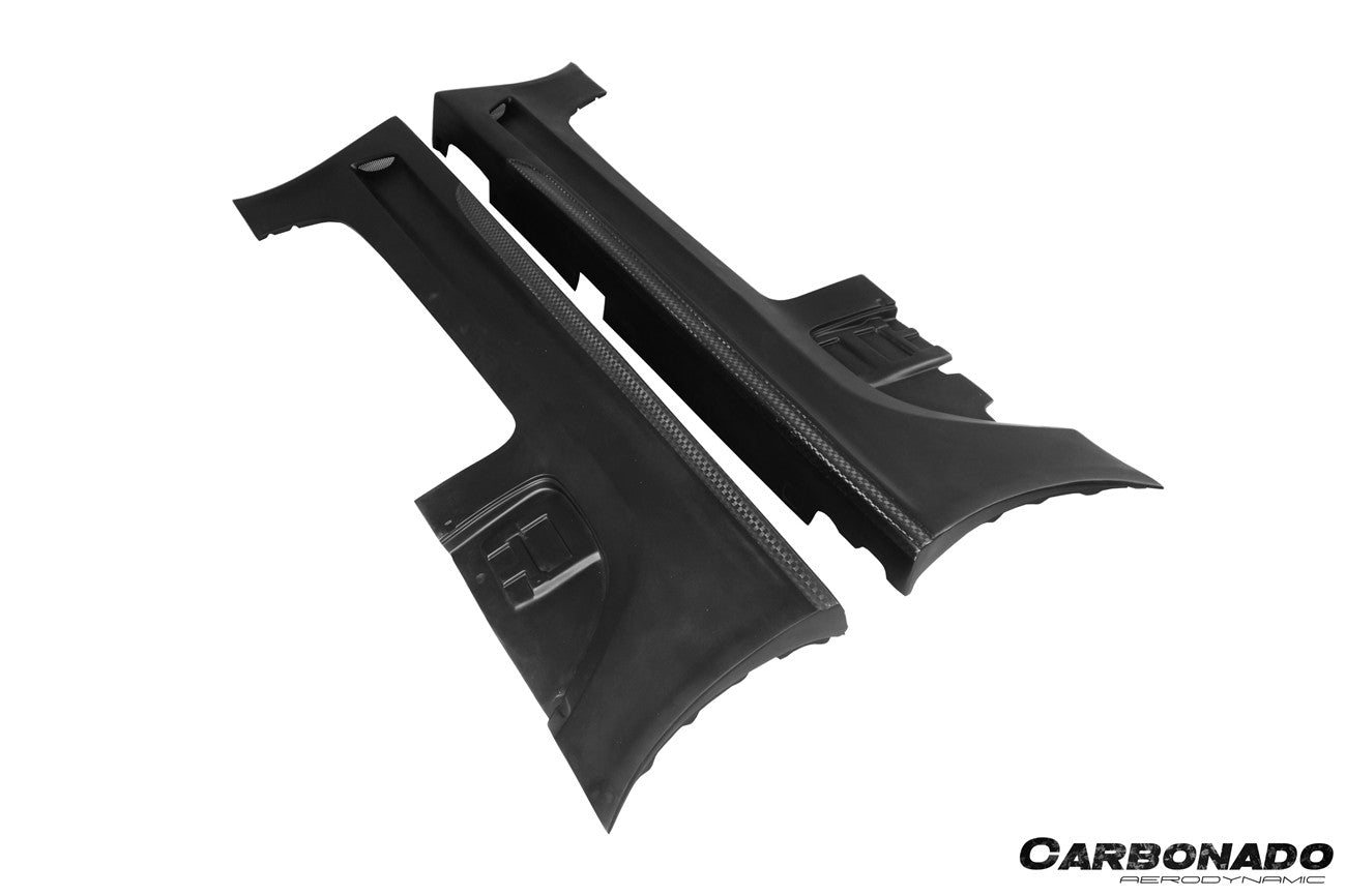 Faldones laterales y guardabarros estilo Mercedes Benz W197 SLS AMG BKSS Carbonado 2010-2015