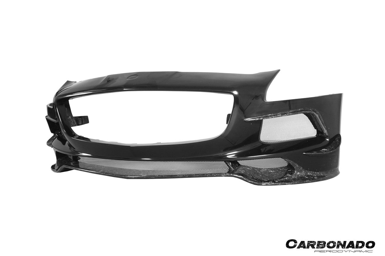 Parachoques delantero estilo BKSS para Mercedes Benz W197 SLS AMG Carbonado 2010-2015