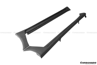 Faldones laterales estilo WD para Infiniti Q70L Carbonado 2014-2019