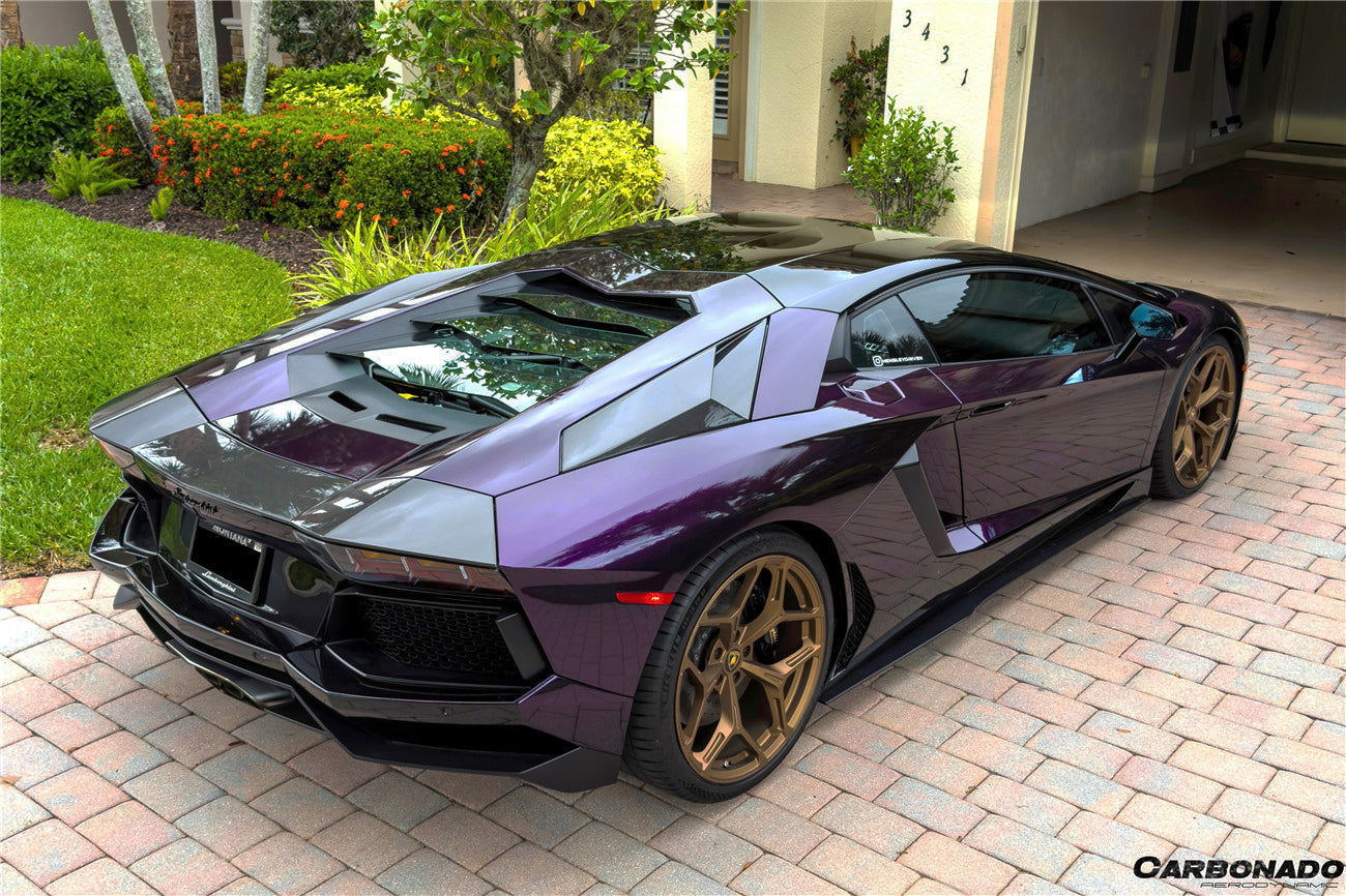 Carbonado 2011-2022 Lamborghini Aventador LP700 LP750 LP740 LP720 LP780 Coupe  Roadster Oem Style Carbon Fiber Trunk Spoiler
