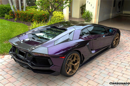 Carbonado 2011-2022 Lamborghini Aventador LP700 LP750 LP740 LP720 LP780 Coupe  Roadster Oem Style Carbon Fiber Trunk Spoiler