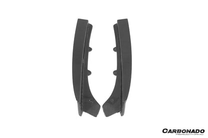Carbonado 2011-2019 BMW 3 Series F30  F35 M-Tech GV Carbon Fiber Rear Lip with Diffuser   Caps