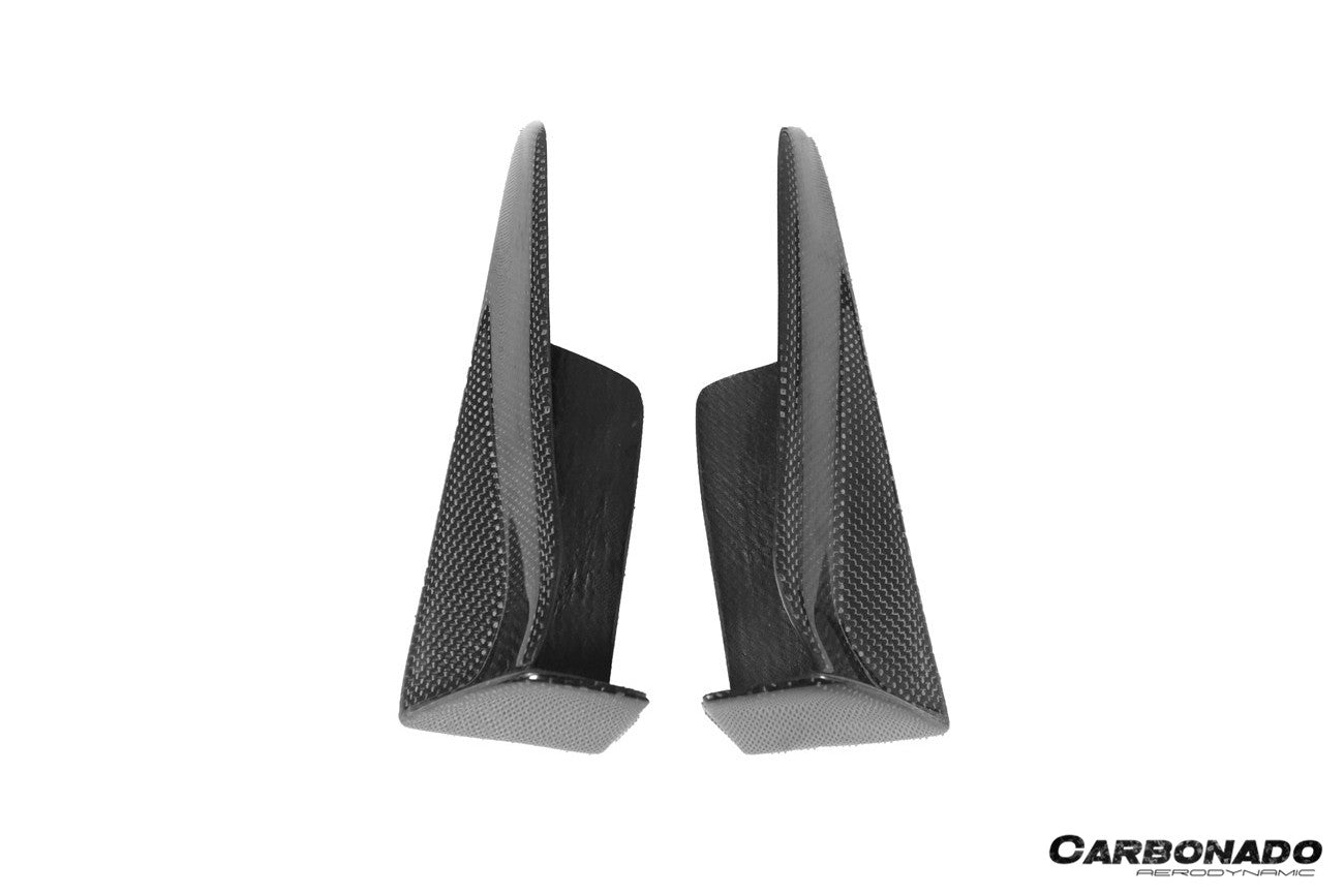 Juego de labio delantero de fibra de carbono estilo M-Tech GV para BMW Serie 3 F30 F35 2011-2019 Carbonado