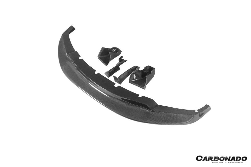 Juego de labio delantero de fibra de carbono estilo M-Tech GV para BMW Serie 3 F30 F35 2011-2019 Carbonado