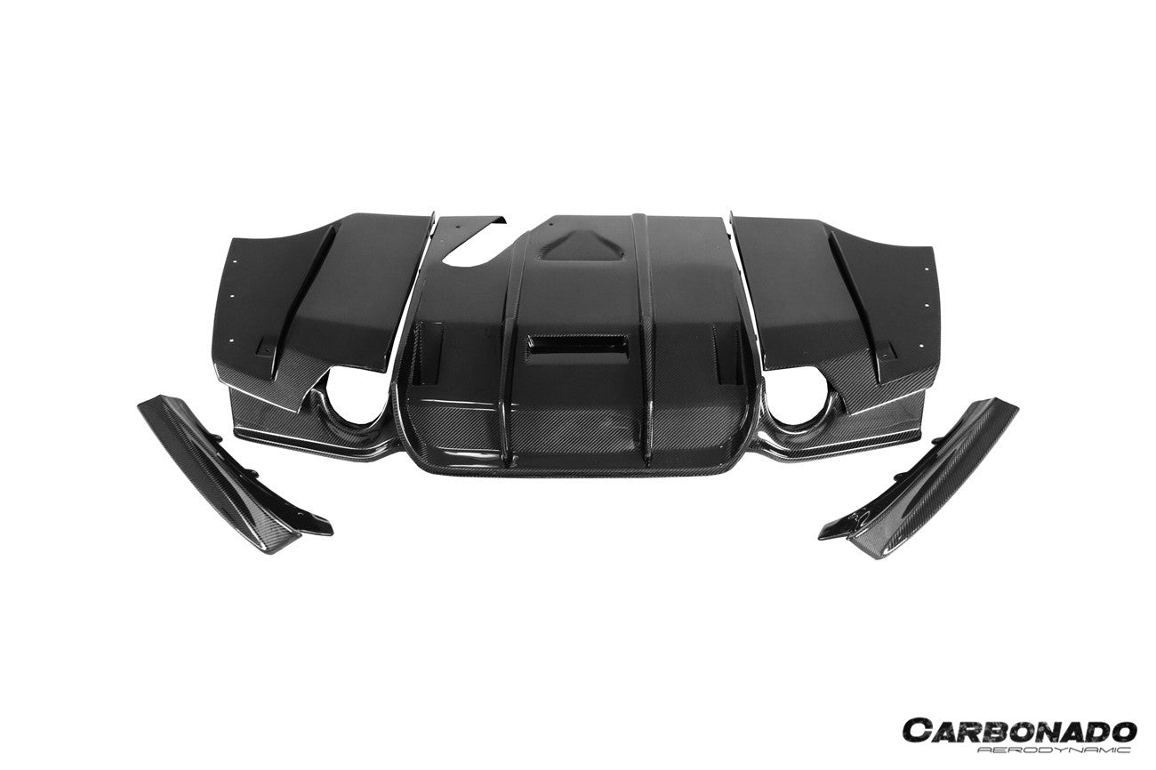 Carbonado 2011-2019 BMW 3 Series F30 F35 M-Tech Sedan GV Style Carbon Fiber Full Body Kit