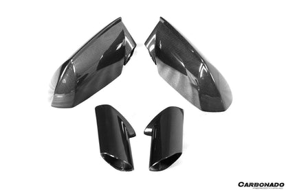 Reemplazo de cubierta de espejo de fibra de carbono seca estilo OEM para Lamborghini Aventador Carbonado 2011-2021 | LP700, LP720, LP750, Coupé, Roadster