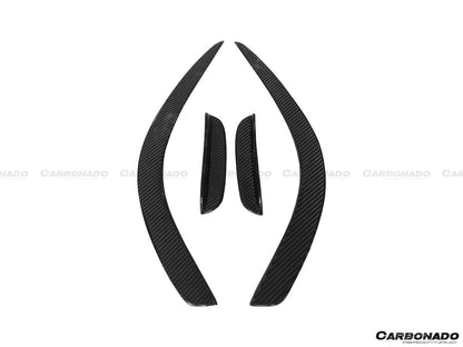 Mercedes Benz W204 C63 AMG Sedán Coupé BK Style Carbonado 2012-2014 Canard delantero