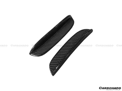 Mercedes Benz W204 C63 AMG Sedán Coupé BK Style Carbonado 2012-2014 Canard delantero