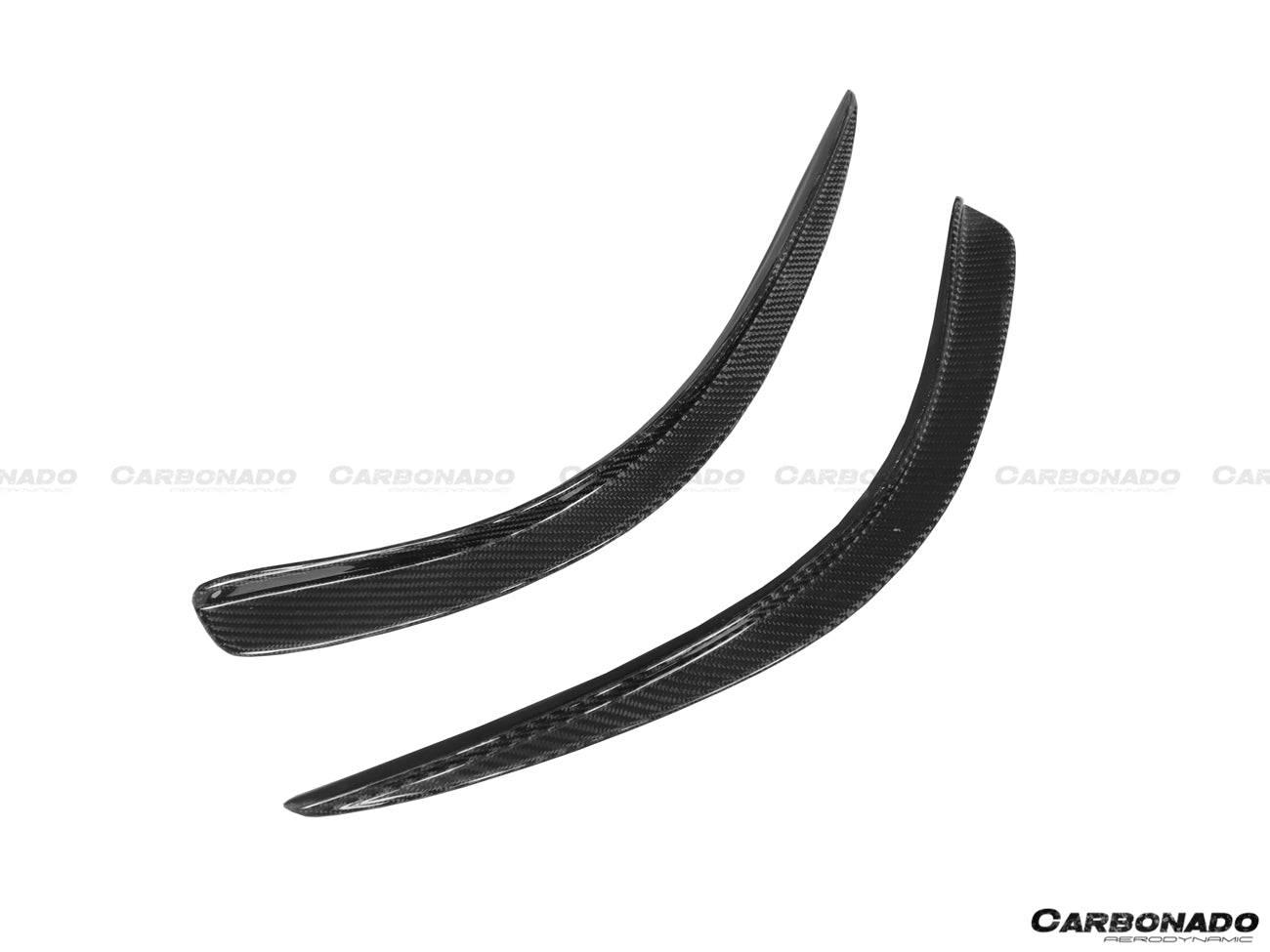 Mercedes Benz W204 C63 AMG Sedán Coupé BK Style Carbonado 2012-2014 Canard delantero