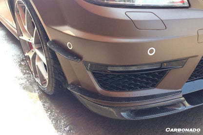 Mercedes Benz W204 C63 AMG Sedán Coupé BK Style Carbonado 2012-2014 Canard delantero