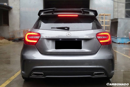 Alerón de techo de fibra de carbono para Mercedes Benz W176 Clase A A250 A200 A45 AMG Carbonado 2013-2018