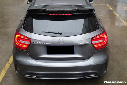Alerón de techo de fibra de carbono para Mercedes Benz W176 Clase A A250 A200 A45 AMG Carbonado 2013-2018