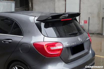 Alerón de techo de fibra de carbono para Mercedes Benz W176 Clase A A250 A200 A45 AMG Carbonado 2013-2018