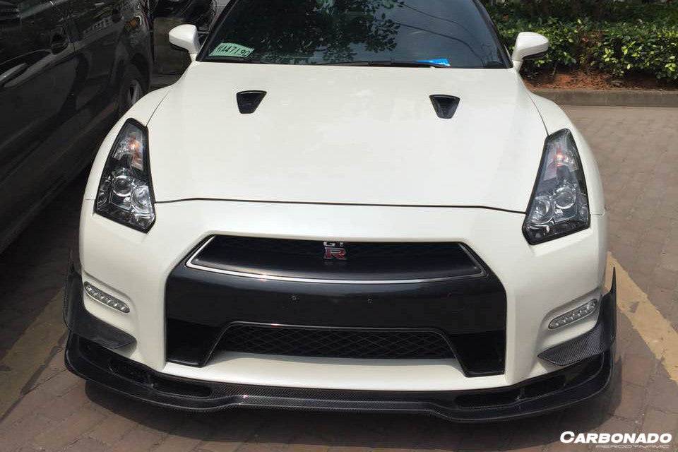 Carbonado BSE Style Part Carbon Fiber Front Lip | 2012-2016 Nissan GTR R35