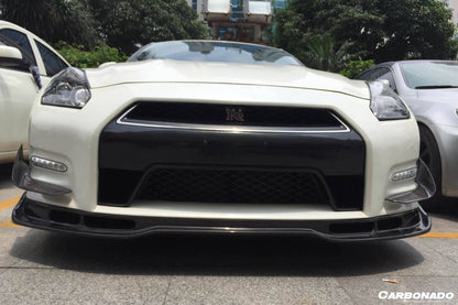 Carbonado BSE Style Part Carbon Fiber Front Lip | 2012-2016 Nissan GTR R35