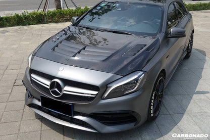 Carbonado 2012-2018 Mercedes Benz W176 A45 AMG VA Style Hood