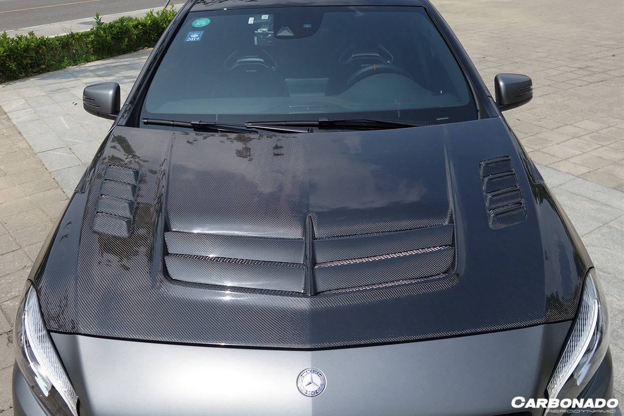 Carbonado 2012-2018 Mercedes Benz W176 A45 AMG VA Style Hood