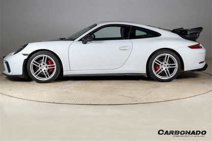 Carbonado 2016-2019 Porsche 911 991.2 Carrera S Turbo SD Style Dry Carbon Fiber Side Skirts