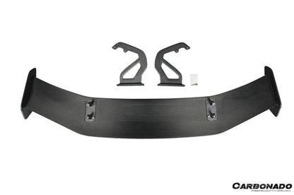 Alerón de fibra de carbono seco estilo Porsche 718 981 Cayman Boxster GT4RS (2012-2025)