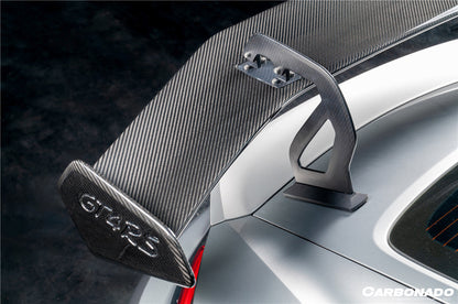 Alerón de fibra de carbono seco estilo Porsche 718 981 Cayman Boxster GT4RS (2012-2025)