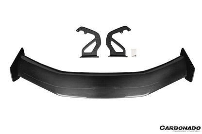 Alerón de fibra de carbono seco estilo Porsche 718 981 Cayman Boxster GT4RS (2012-2025)