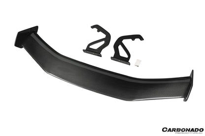 Alerón de fibra de carbono seco estilo Porsche 718 981 Cayman Boxster GT4RS (2012-2025)