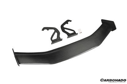 Alerón de fibra de carbono seco estilo Porsche 718 981 Cayman Boxster GT4RS (2012-2025)