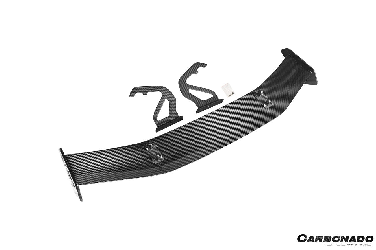 Alerón de fibra de carbono seco estilo Porsche 718 981 Cayman Boxster GT4RS (2012-2025)