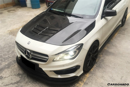Mercedes Benz W117 CLA Class Carbonado 2013-2018 Capota estilo Black Sails