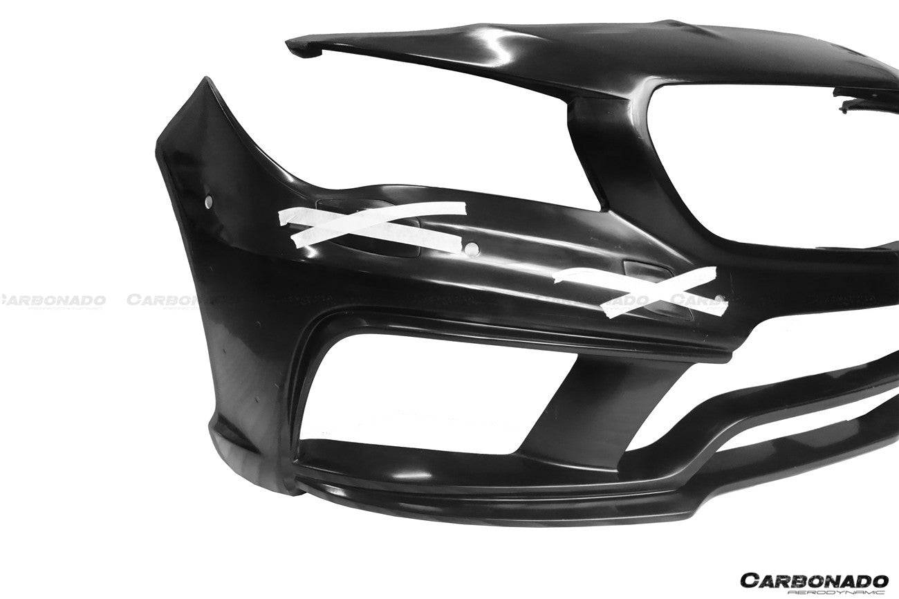 Parachoques delantero estilo WD con LED para Mercedes Benz W117 CLA Class Carbonado 2013-2016