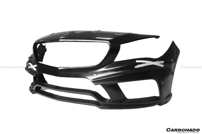 Parachoques delantero estilo WD con LED para Mercedes Benz W117 CLA Class Carbonado 2013-2016
