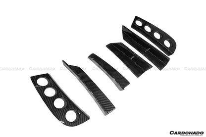 Parachoques delantero estilo WD con LED para Mercedes Benz W117 CLA Class Carbonado 2013-2016