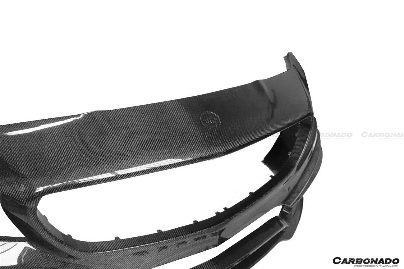 Parachoques delantero estilo WD con LED para Mercedes Benz W117 CLA Class Carbonado 2013-2016