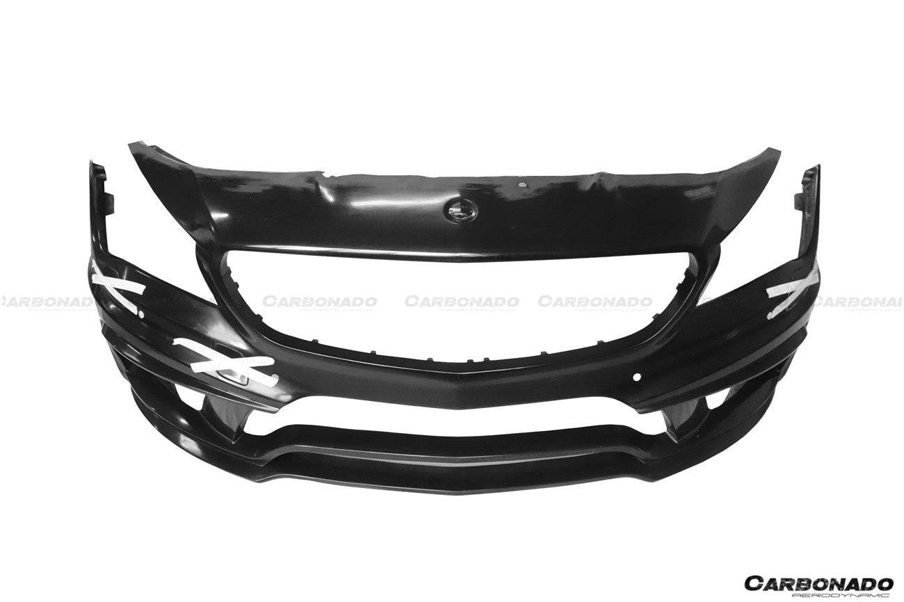 Parachoques delantero estilo WD con LED para Mercedes Benz W117 CLA Class Carbonado 2013-2016