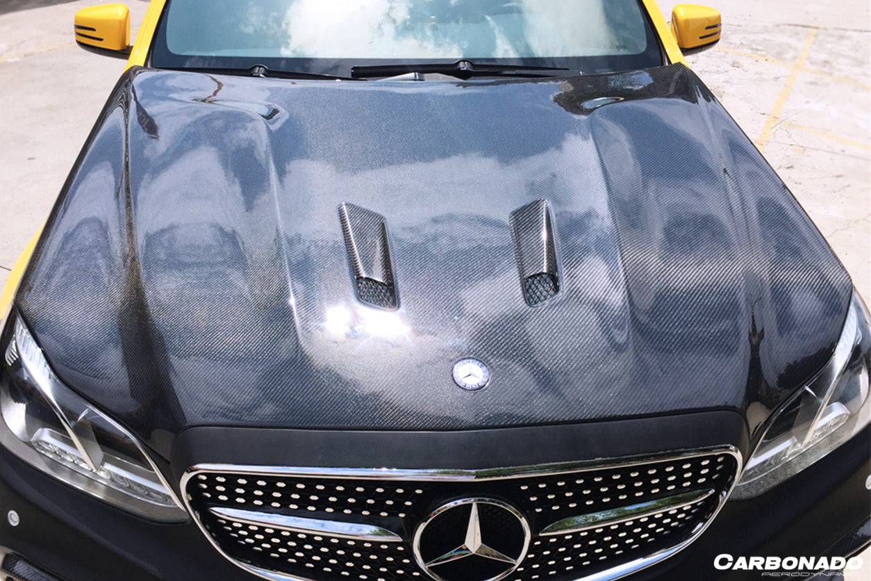 Carbonado 2014-2016 Mercedes Benz E Class W212 BKSS Style Hood