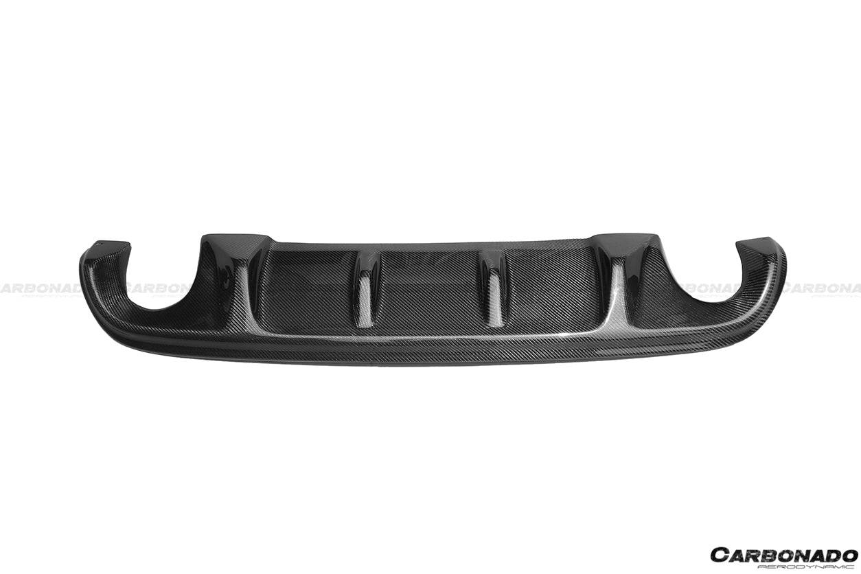 Carbonado 2014-2017 Infiniti Q50 Sedan VE Style Rear Lip and Diffuser