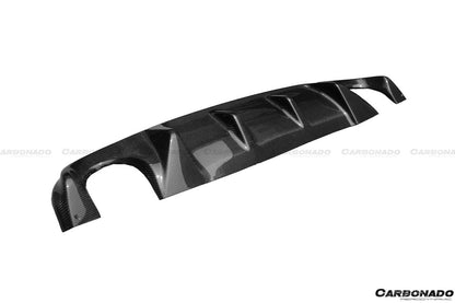 Carbonado 2014-2017 Infiniti Q50 Sedan VE Style Rear Lip and Diffuser