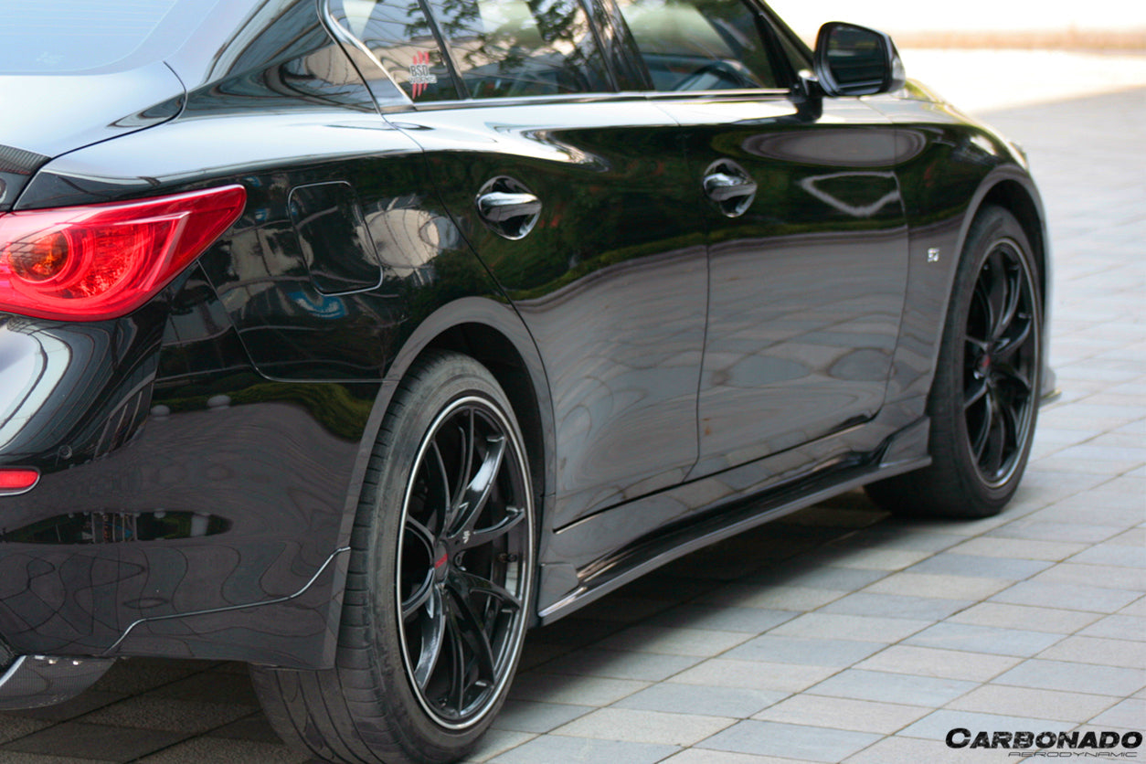 Carbonado SN Style Side Skirts | 2014-2017 Infiniti Q50 Sedan