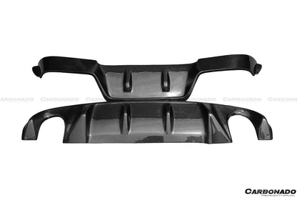 Carbonado 2014-2017 Infiniti Q50 Sedan VE Style Rear Lip and Diffuser